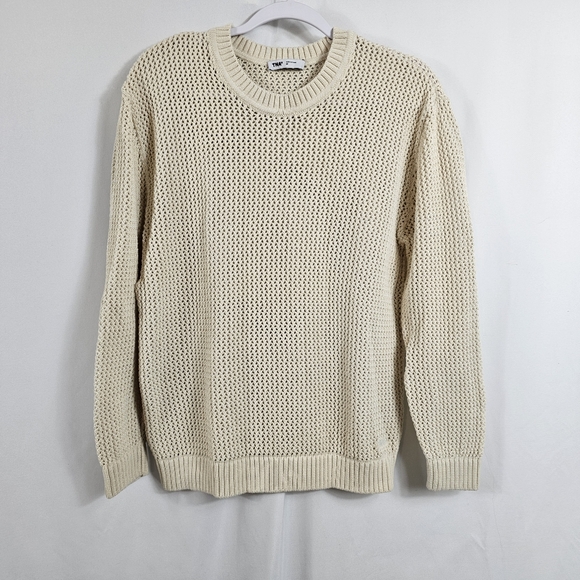 Aritzia Sweaters - Aritzia Open-Weave Crewneck Sweater in Cream